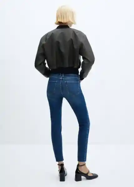 Jean Isa Tejano Oscuro Talla 40 Mujer Mango