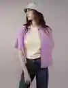 Camisa Mujer Morado Talla: SMALL 6065500 American Eagle