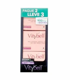 Vitybell Biotina Suplemento Dietario en Cápsulas