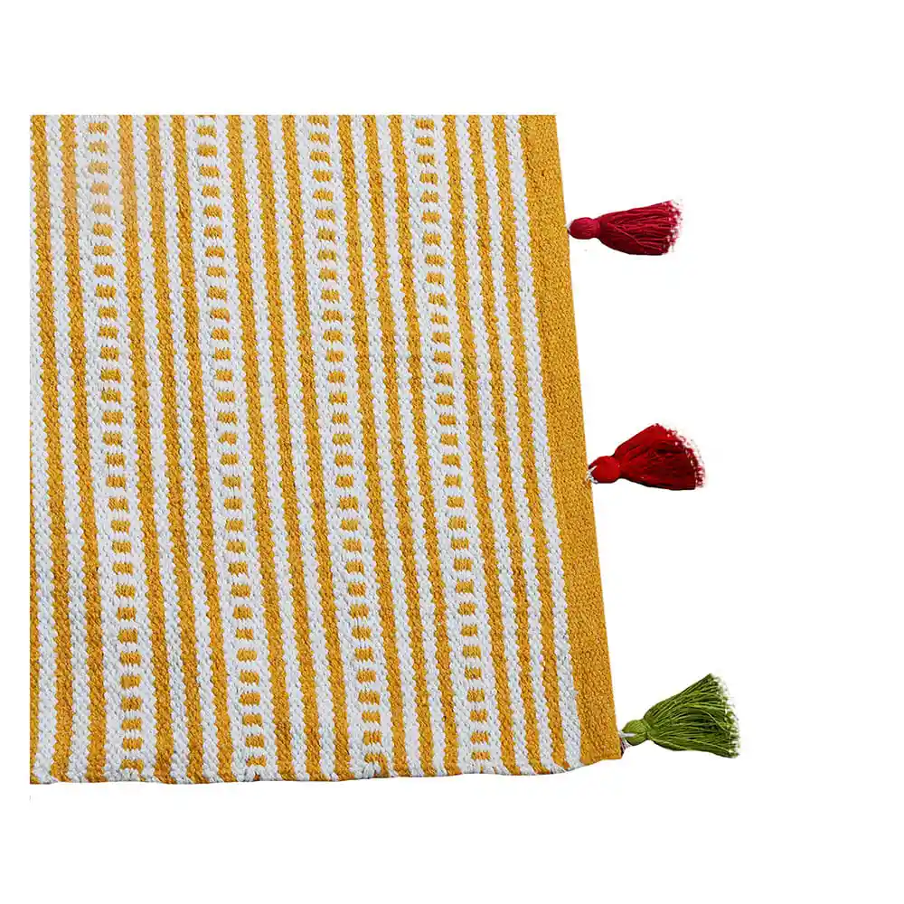 Cotidiana Alfombra Devi Mostaza 100 X 150 Cm