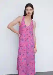 Vestido Loren Rosa Talla S Mujer Mango