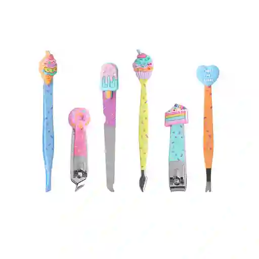 Kit Manicure my Cupcakes 3D Serie Mis Pastelitos Surtidos Miniso