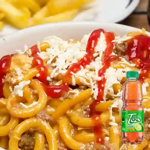 Combo Spaguetti con Carne + Mr Tea Lim��n 300 ml