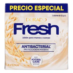 Fresh Jabón para Manos y Cuerpo Antibacterial con Avena