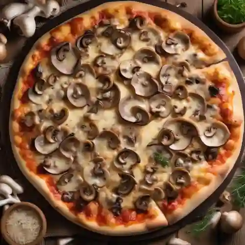 Pizza de Champiñones