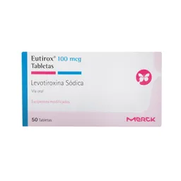 Eutirox (100 mcg) 50 Tabletas