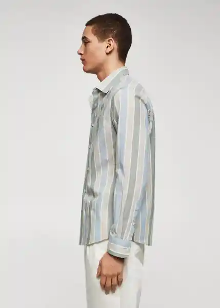 Camisa Moral Topo Talla M Hombre Mango