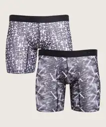 Boxer Medio Microfibra Estampado Paquete X2