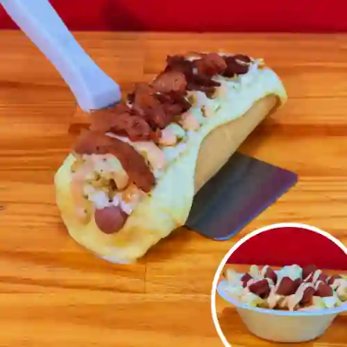 Combo Perro Doble Queso y Doble Tocineta