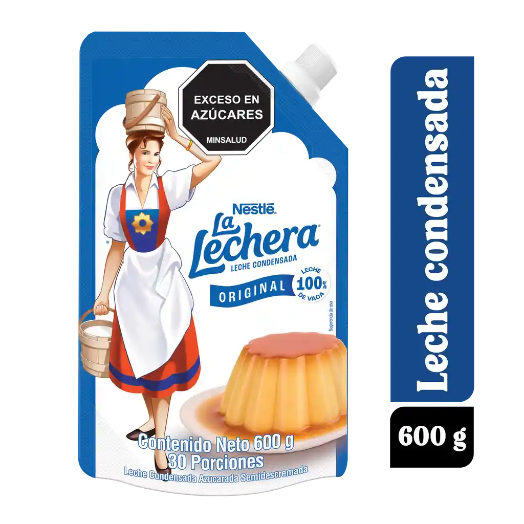 Leche condensada LA LECHERA 600g Doypack