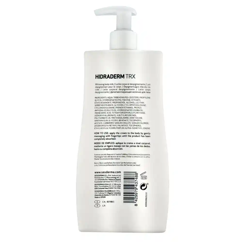 Sesderma Leche Corporal Hidraderm TRX