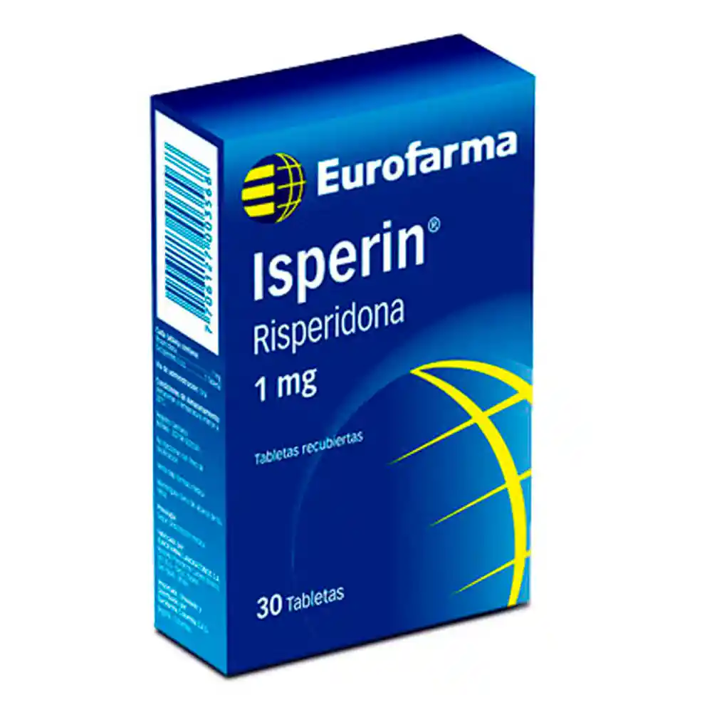 Isperin (risperidona)eurofarma Tabletas