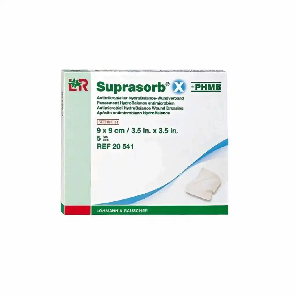 Aposito Suprasorb X+Phmb 9X9 Cjx5 R20541