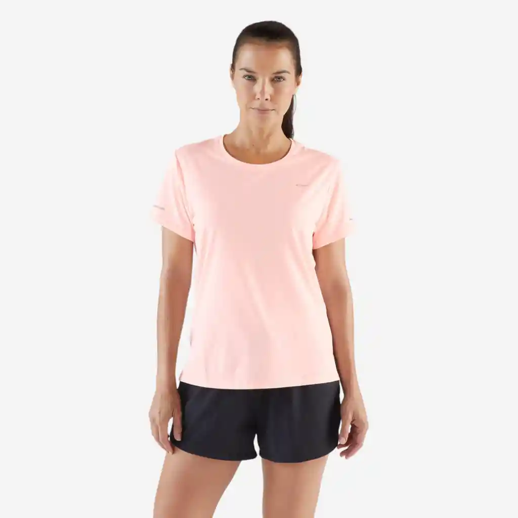 Camiseta Running Transpirable Mujer Talla 2xl Rosada