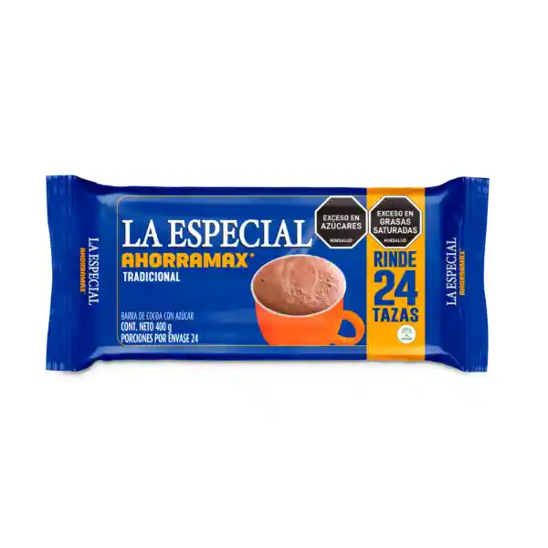 Chocolate la Especial Cocoa x 400 g x 16 Pastilla x 60 Barras