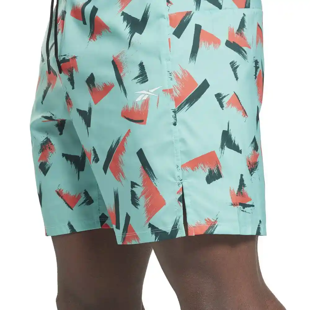 Ts Speed Aop Short Talla L Pantalones Y Lycras Azul Para Hombre Marca Reebok Ref: Hi0527