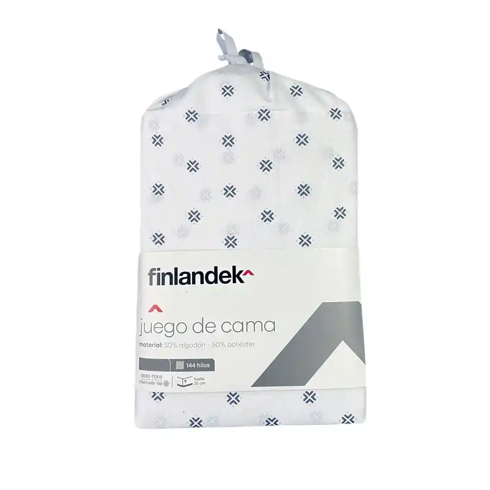 Juego de Sabana Finlandek King (200 X 200 Cm) 144 Polialgodón 22764115