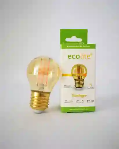Bombillo Led Filamento 4w Rosca E27 Ecolite Ving45dim