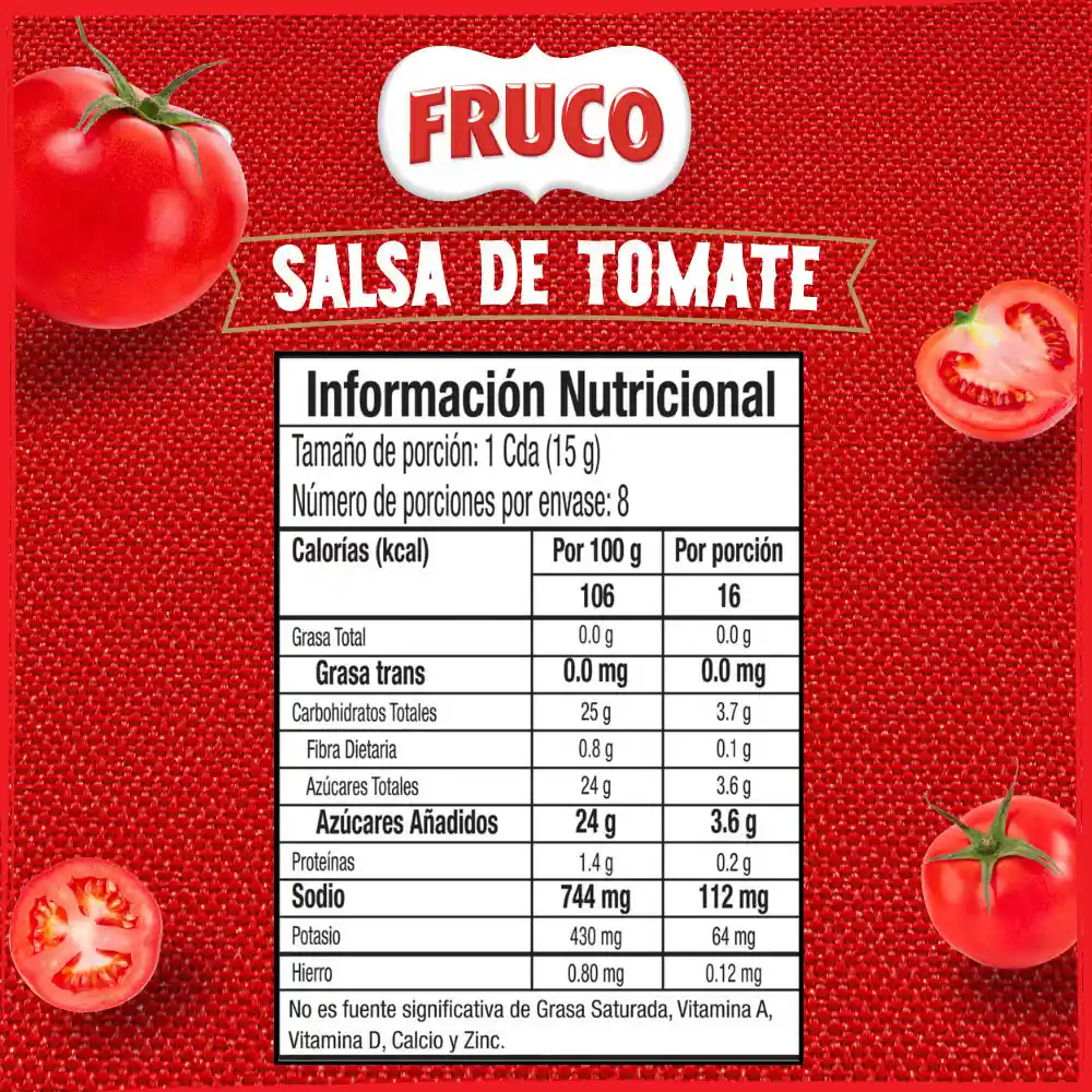 Salsa de Tomate Fruco doypack 120G