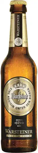 Warsteiner Cerveza Lager Premium Verum Botella