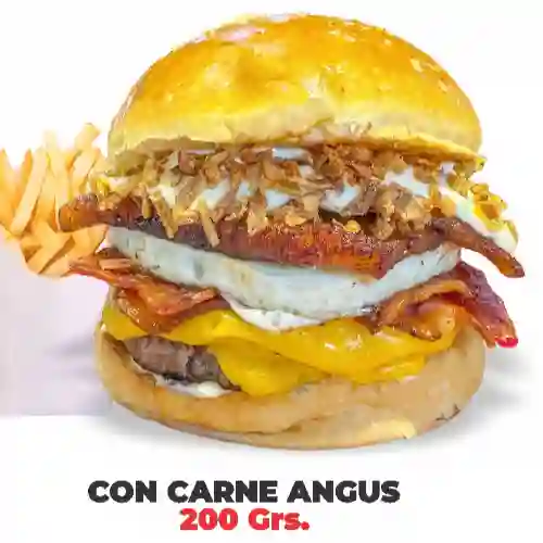 Combo Hamburguesa Madurita Angus