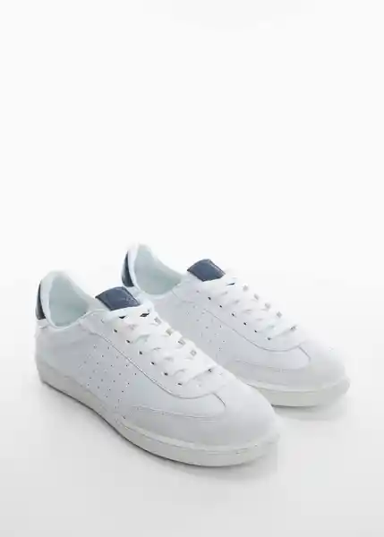 Tenis Deportivos Godo Blanco Talla 44 Hombre Mango