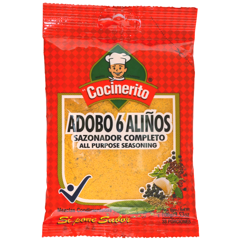 El Cocinerito Adobo 6 Aliños 100 g