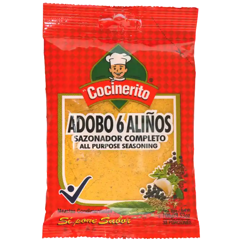 El Cocinerito Adobo 6 Aliños