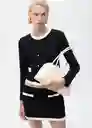 Cárdigan Peri Negro Talla S Mujer Mango