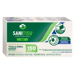 Sanitisu Toallas Desechables para Manos Eco