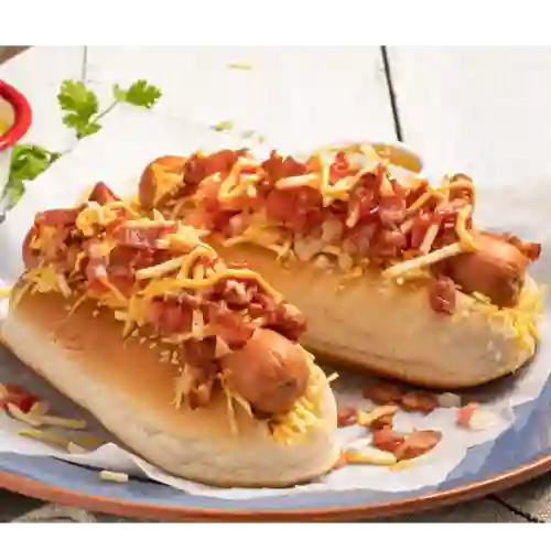 American Cheese Dog con Gaseosa