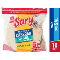 Sary Arepas de Maíz Caseras con Sal