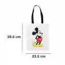 Miniso Bolsa Para Compras Mickey Mouse Mediana Blanca