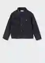 Chaqueta Cazadora John Tejano Negro Talla 14 Niños Mango