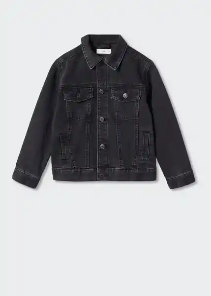 Chaqueta Cazadora John Tejano Negro Talla 14 Niños Mango