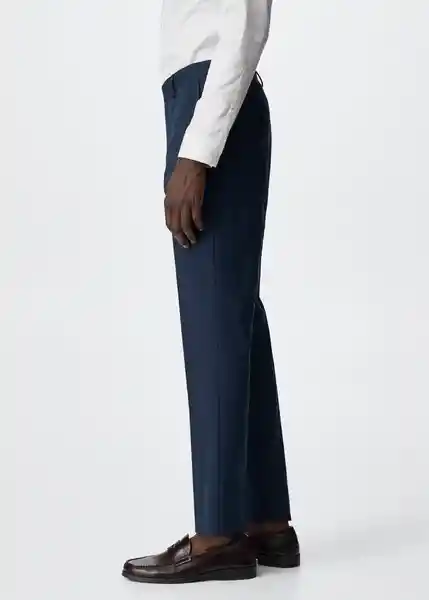 Pantalón Brasilia Navy Talla 48 Hombre Mango