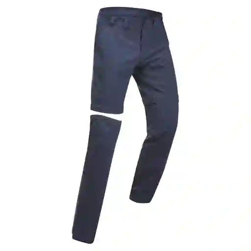 Pantalón Convertible De Senderismo Hombre Talla 3xl/4xl Azul