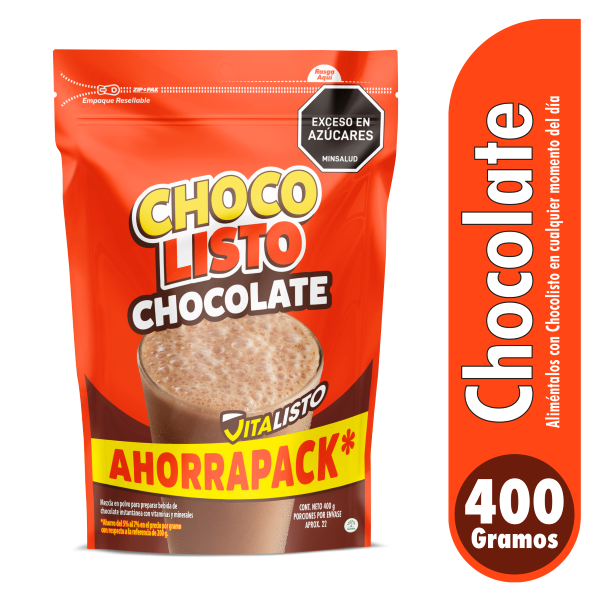 Chocolisto Bebida de Chocolate 400 g