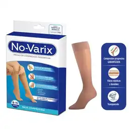 No-Varix Medias Beige de Compresión Baja Talla M 8-15