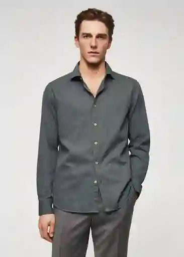 Camisa Arthur Khaki Talla XXL Hombre Mango