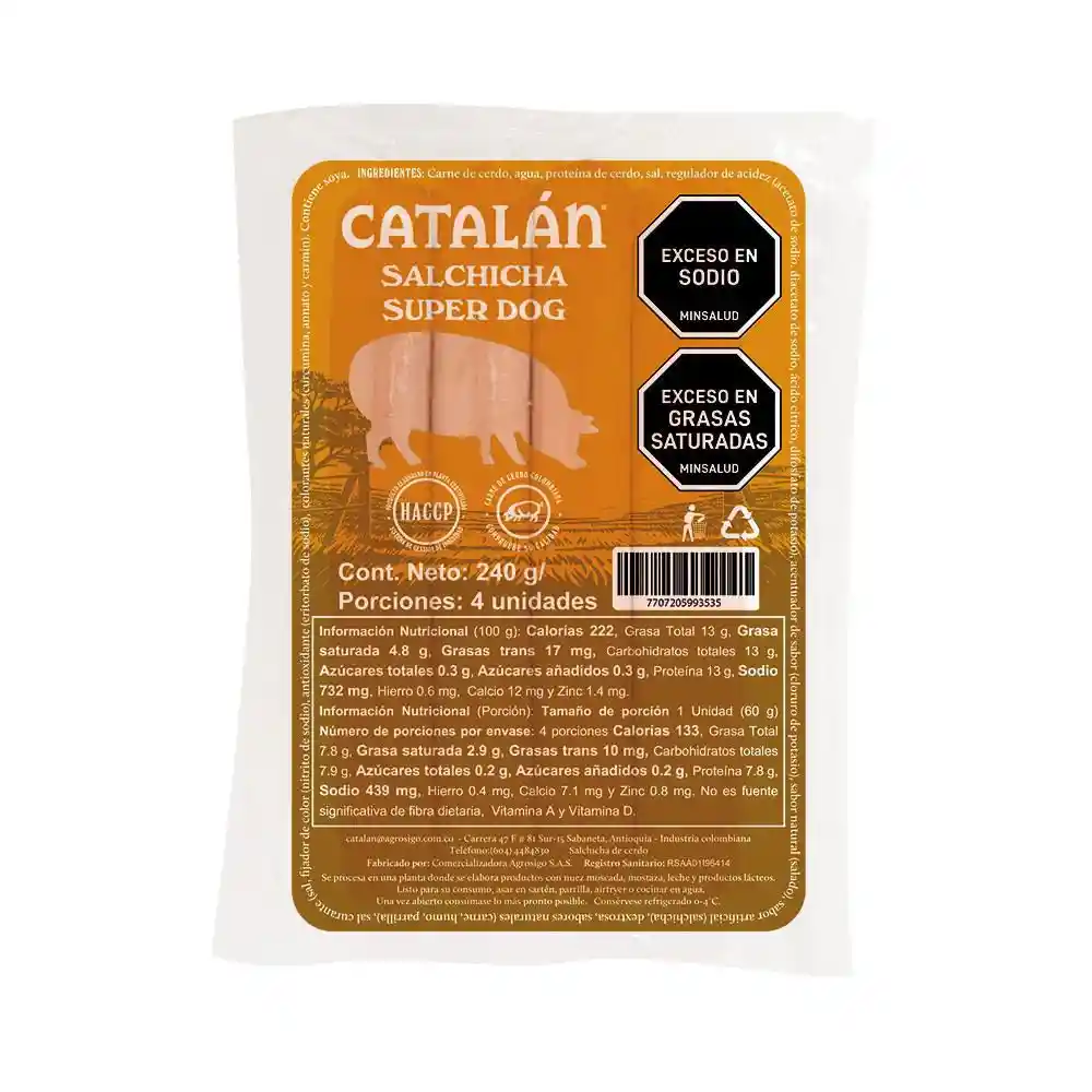 Salchicha Super Dog Catalan