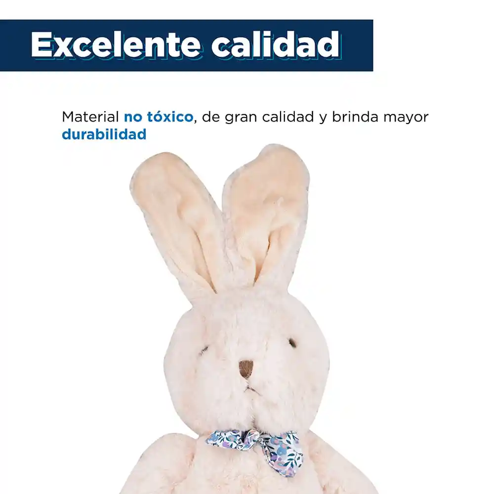 Peluche de Conejo Con Moño 10 Pulgadas Miniso