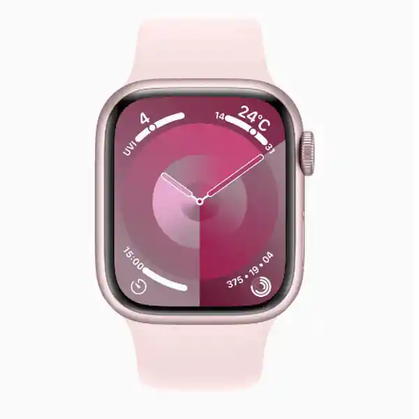 Apple Watch Series 9 Correa Deportiva Rosa Claro Talla M/L