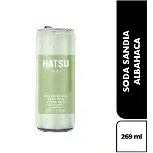 Soda Hatsu Lata Verde 269ml