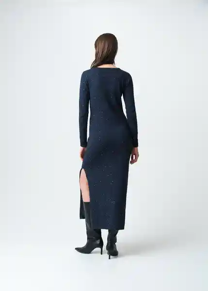 Vestido Azul Pacífico Talla S Mujer 473G086 Naf Naf