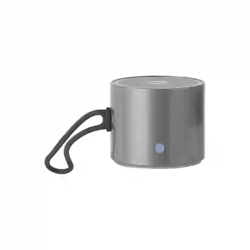 Altavoz Inalámbrico Portátil de Metal Gris Mod A127 Miniso