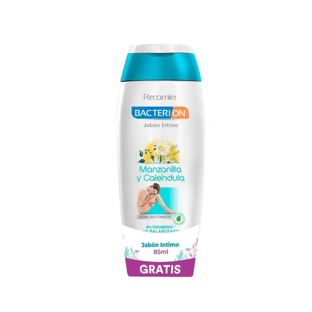 Oferta Jabon Intimo Bacterion Manzanilla Frasco 220ml+85ml