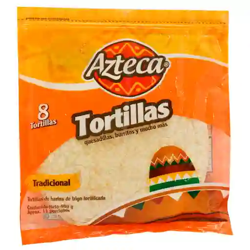 Azteca Tortilla de Harina de Trigo Tradicional