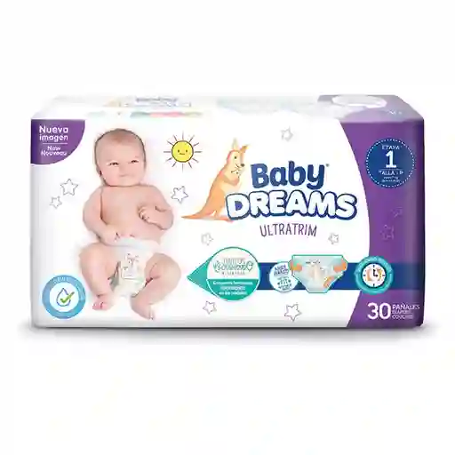 Baby Dreams Pañales Ultratrim Etapa 1