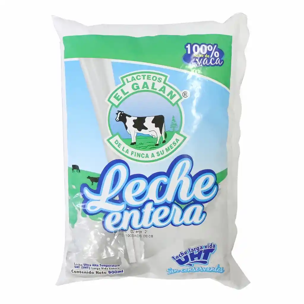 El Galán Leche Uht Entera